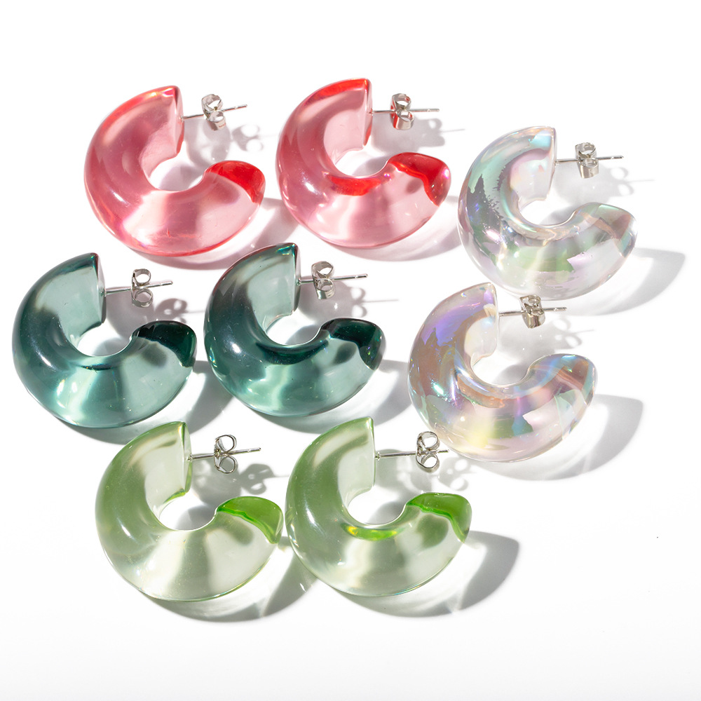 Rainbow Cedar Needles Round Earrings, Sublimation Earrings Designs Bu By  Enliven Designs